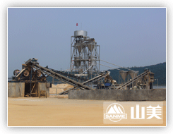 安徽30t/h石英石制砂生产线