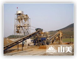 安徽30t/h石英石制砂生产线2