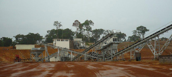 喀麦隆时产200吨玄武岩砂石料生产线