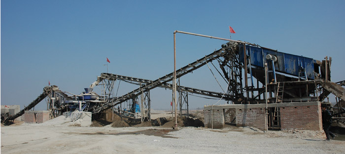河北涿州鹅卵石制砂生产线—圆振动筛